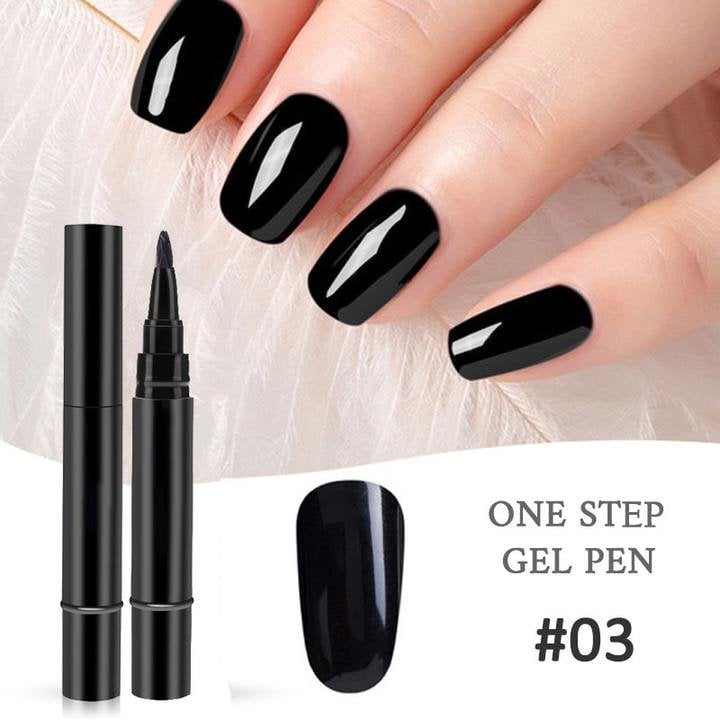 3-in-1 Gel Nail Pen – One Step. No Base or Top Coat Needed
