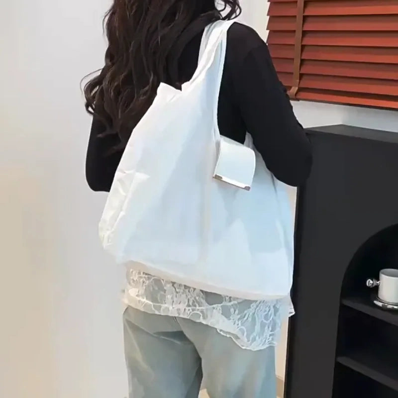 Foldable Keychain Tote Bag – Compact Carry, Big Capacity