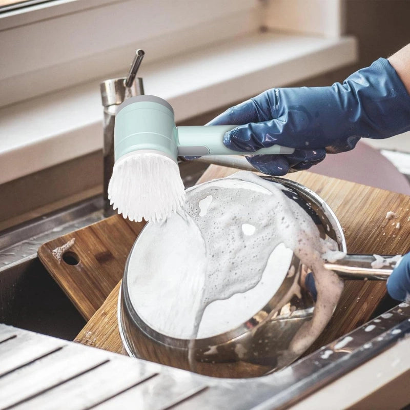 Cordless Electric Spin Scrubber for Bathroom & Home Cleaning