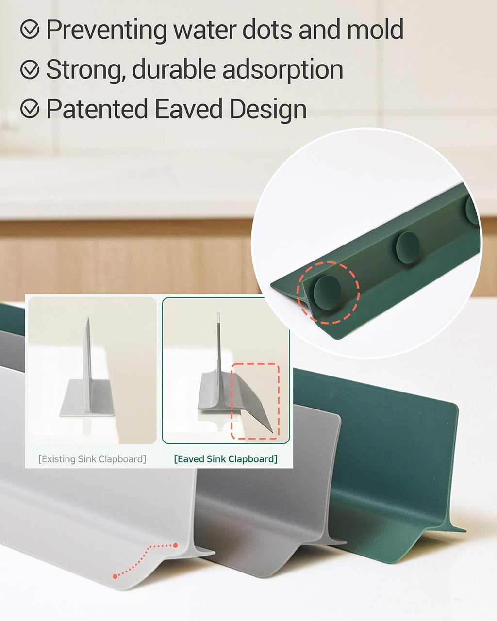 Kitchen Counter Splash Barrier