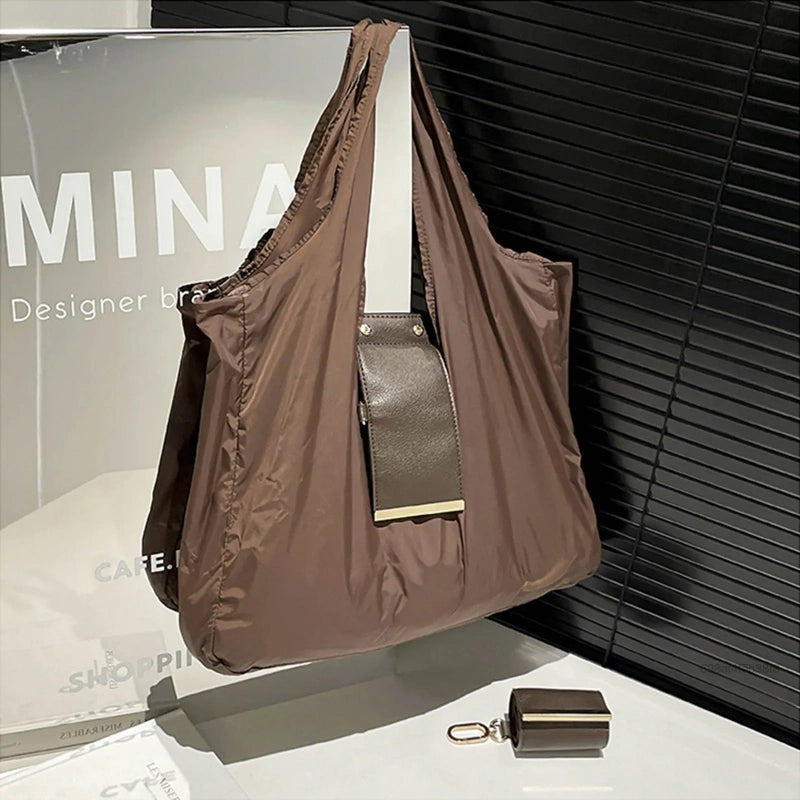 Foldable Keychain Tote Bag – Compact Carry, Big Capacity