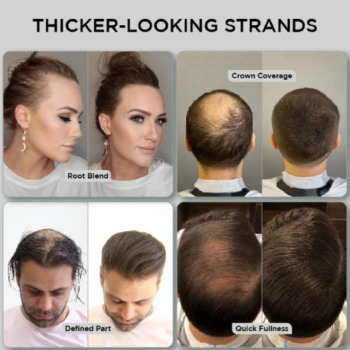 Hair Building Fibers Set for Thinning Hair & Bald Spots