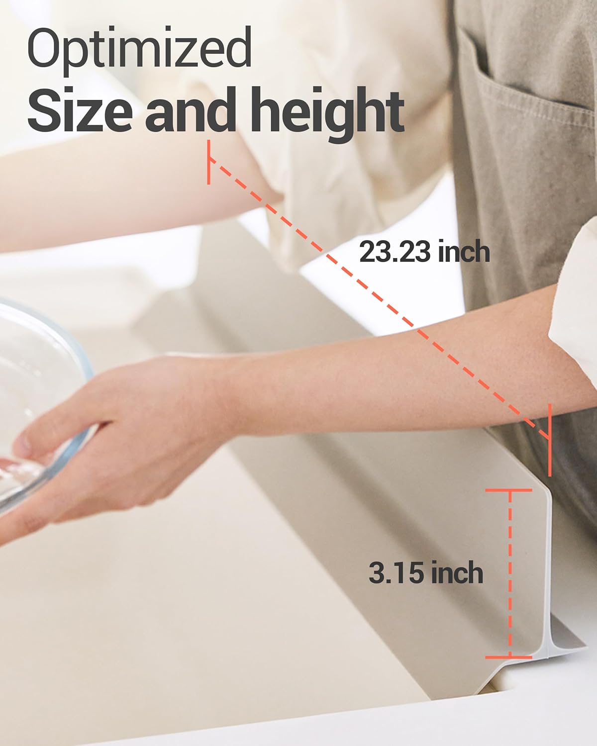 Kitchen Counter Splash Barrier