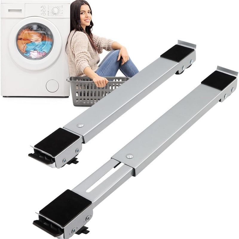 Heavy-Duty Adjustable Appliance Roller Base with Locking Wheels – Supports Up to 660 lbs