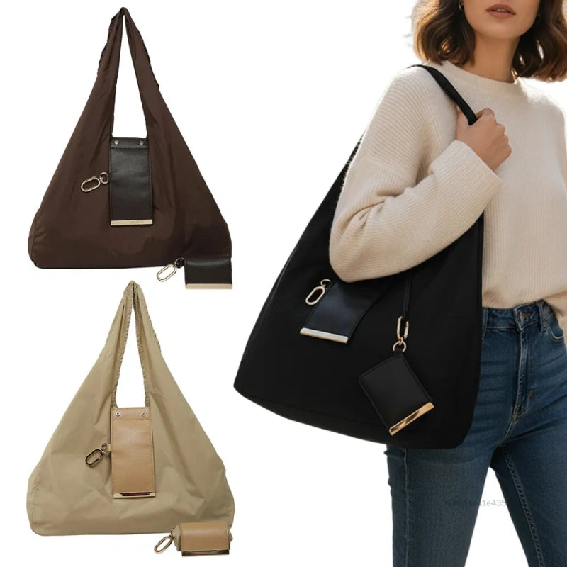 Foldable Keychain Tote Bag – Compact Carry, Big Capacity