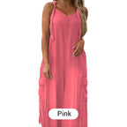 💕Limited Sale 50% OFF💕Women's Loose Wide-Leg Jumpsuit with Pockets