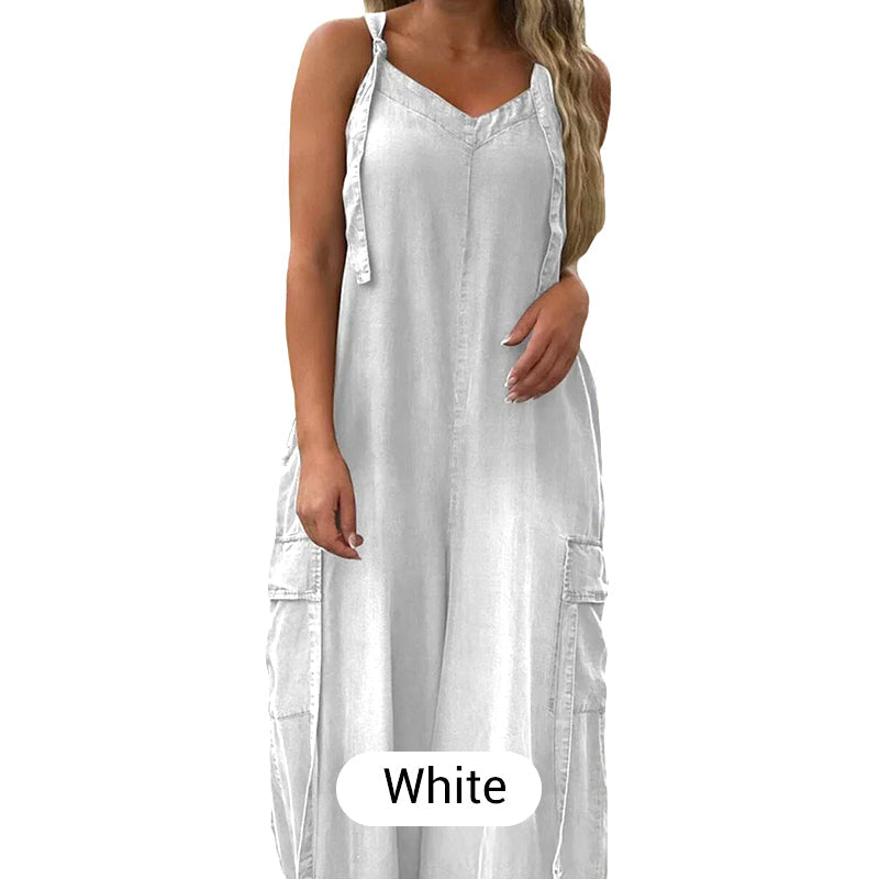 💕Limited Sale 50% OFF💕Women's Loose Wide-Leg Jumpsuit with Pockets