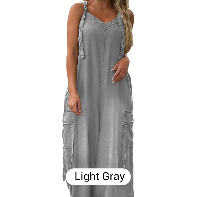 💕Limited Sale 50% OFF💕Women's Loose Wide-Leg Jumpsuit with Pockets