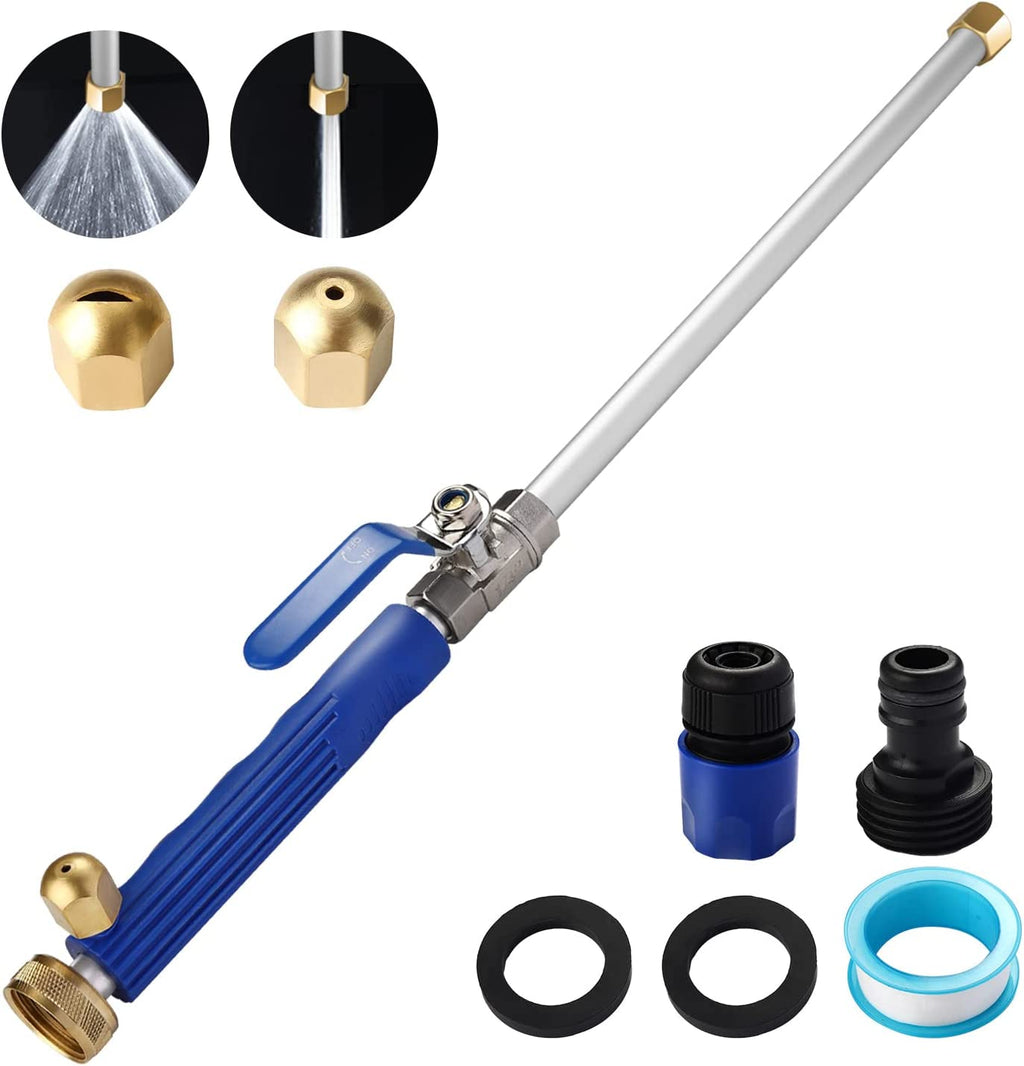 🔫 50% OFF! 💦 High-Pressure Garden Hose Nozzle – 2 Nozzles. Stainless Steel & Leak-Proof 🚗