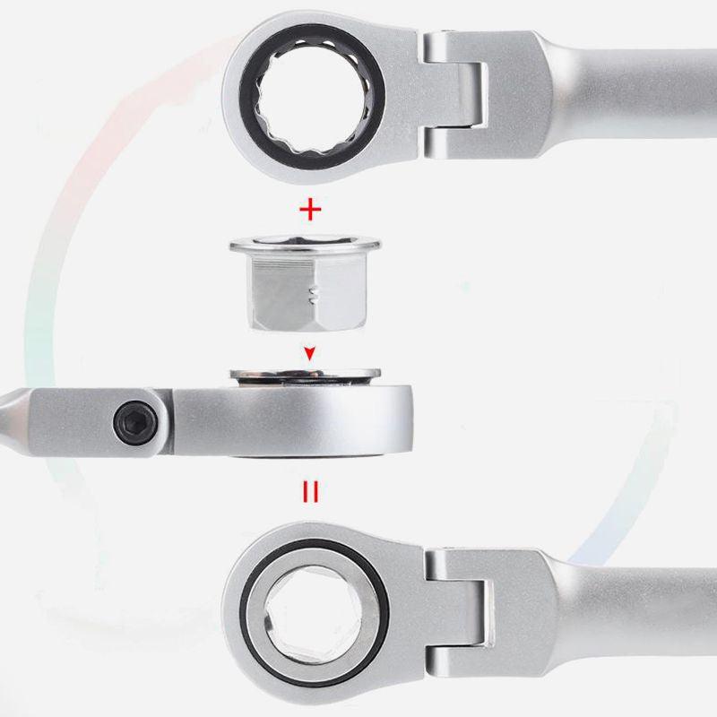 💥15pcs Adjustable Ratchet Wrench Kit🎅Great Gift🎁(Great Sale⛄Buy 2 Get 10% OFF + Free Shipping)
