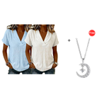 ⌛50% off on the last day-Women's Loose Fit Summer Knit Tee