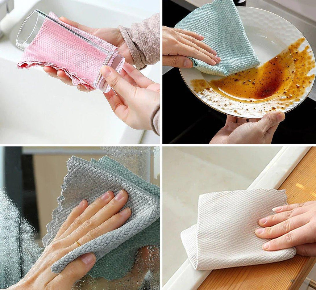 🔥Streak-Free Miracle Cleaning Cloths - Reusable