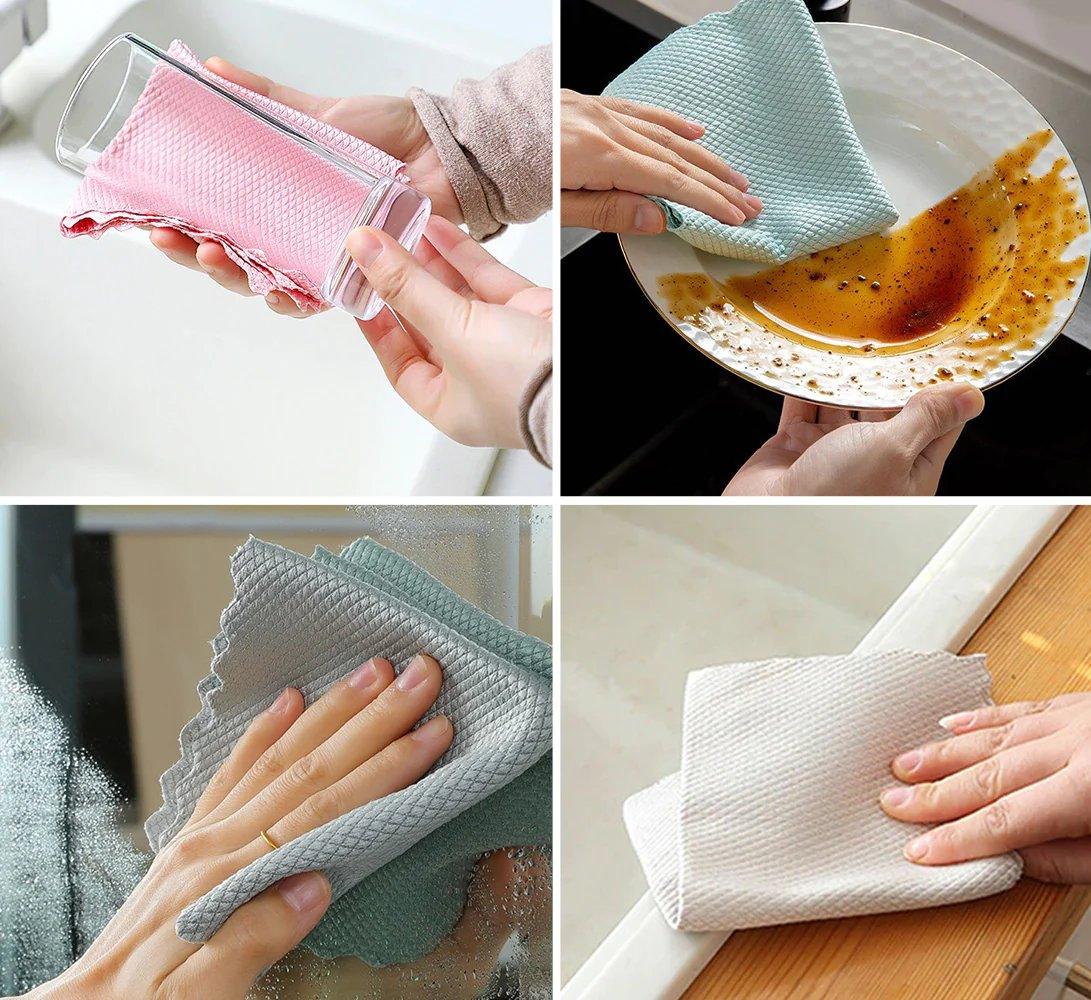 🔥Streak-Free Miracle Cleaning Cloths - Reusable