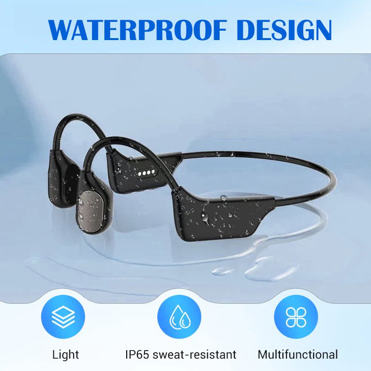 Bone conduction Bluetooth headphones hearing aids