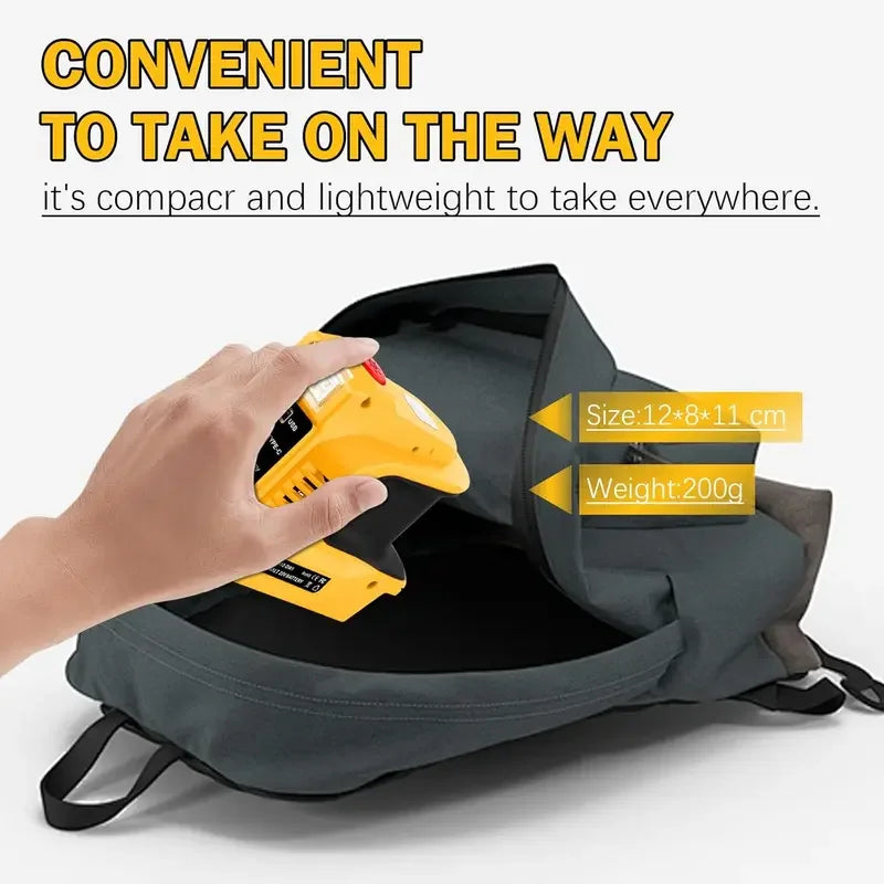 ⚡Compact DC to AC Inverter - Suitable For Cars. Motorhomes. Outdoor ( Free Shipping )