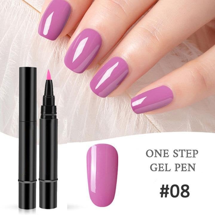3-in-1 Gel Nail Pen – One Step. No Base or Top Coat Needed