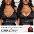 💕OUFALI Lift Inserts for Bras – Lightly Padded. Double-Sided Adhesive👙 Reusable. Washable • Natural Lift • Seamless Under Clothing ✨