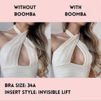 💕OUFALI Lift Inserts for Bras – Lightly Padded. Double-Sided Adhesive👙 Reusable. Washable • Natural Lift • Seamless Under Clothing ✨