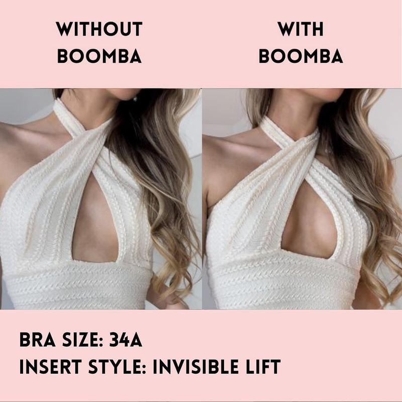 💕OUFALI Lift Inserts for Bras – Lightly Padded. Double-Sided Adhesive👙 Reusable. Washable • Natural Lift • Seamless Under Clothing ✨