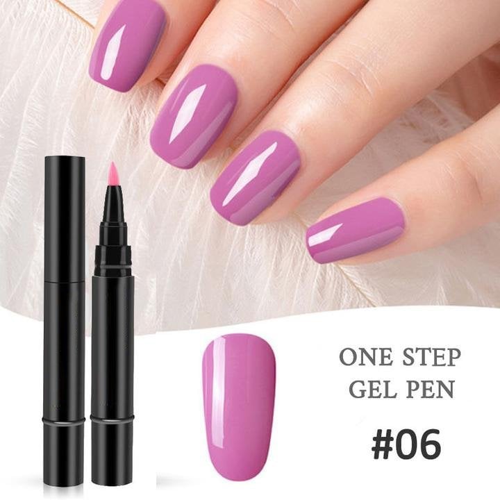 3-in-1 Gel Nail Pen – One Step. No Base or Top Coat Needed