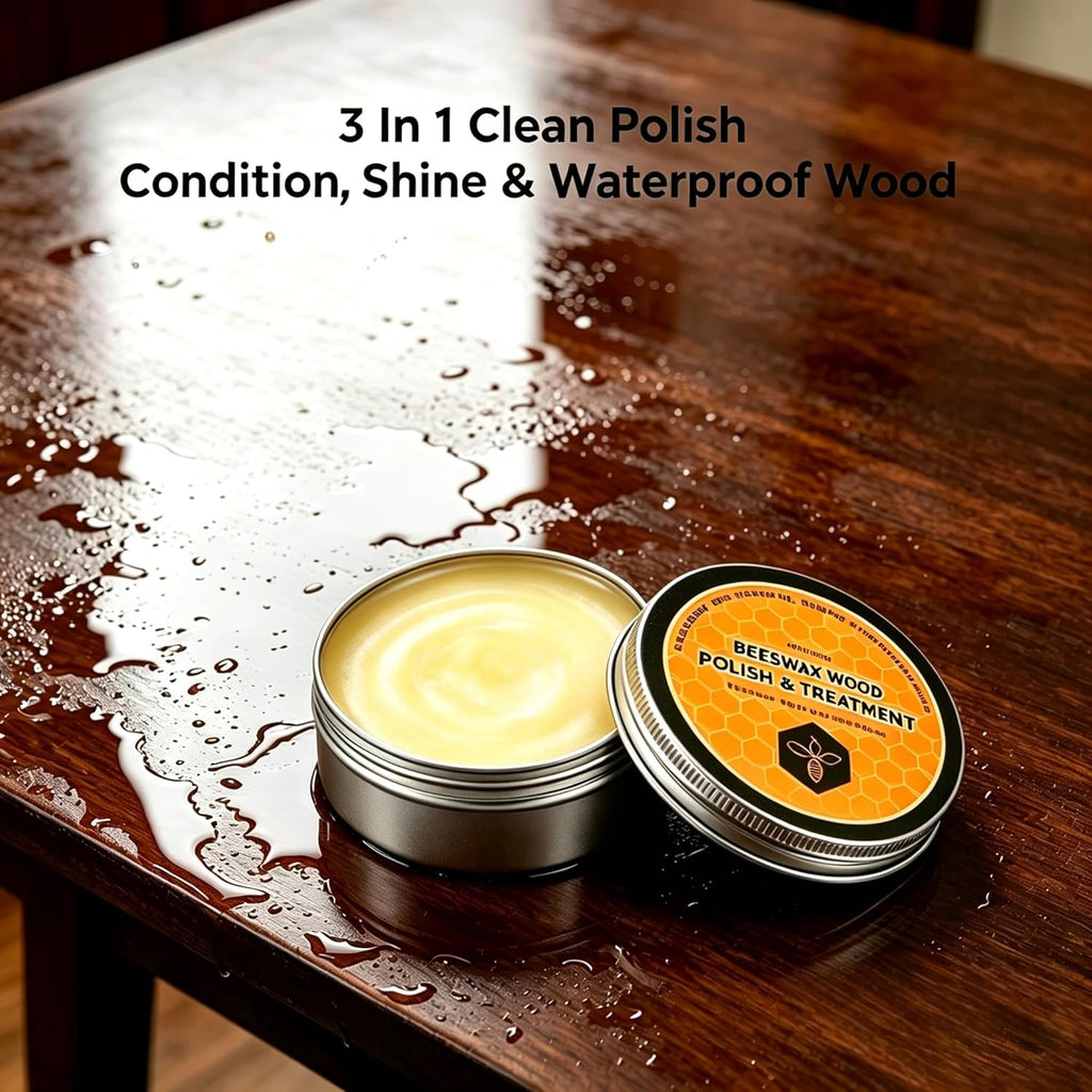 Multi-purpose wood furniture care paste