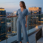 💃 Elegant Solid Color Two-Piece Set - instantly creates a feminine silhouette!