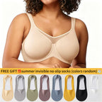 🔥Last Day Special Price £7.99💐Women's Elegant Sheer Full Coverage Plus Size Bra(副本)
