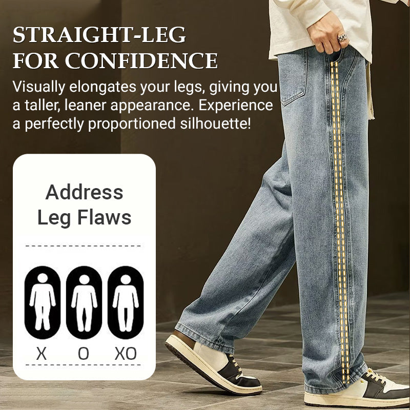 👖40% off!🆒Men's Loose Straight Jeans🏖️