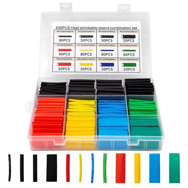 📢 LAST DAY! 60% OFF NOW! 🔥 Heat Shrink Tubing Kit – 580 PCS with Case. 3:1 Ratio & Waterproof Sealing 🛠️📦
