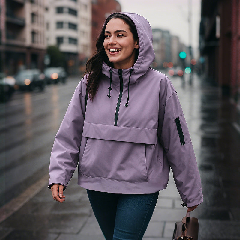💜LAST DAY SALE- 50% OFF💦3-in-1 Waterproof Women's Jacket – Rain. Wind & Cold. All Covered