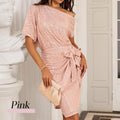 💃Hot Sales - 49% OFF🎉Sparkly One-Shoulder Ruched Dress✨