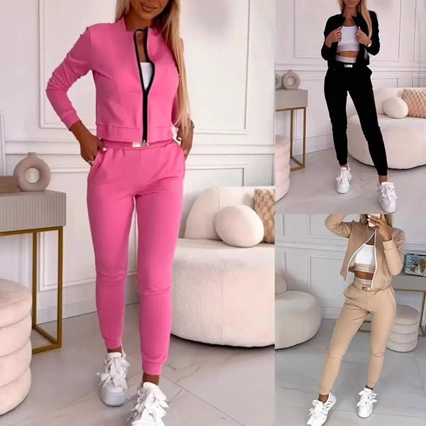 🎉New Year's Hot Sales - 70% OFF😍Women's 3-Piece Zip-Up Tracksuits