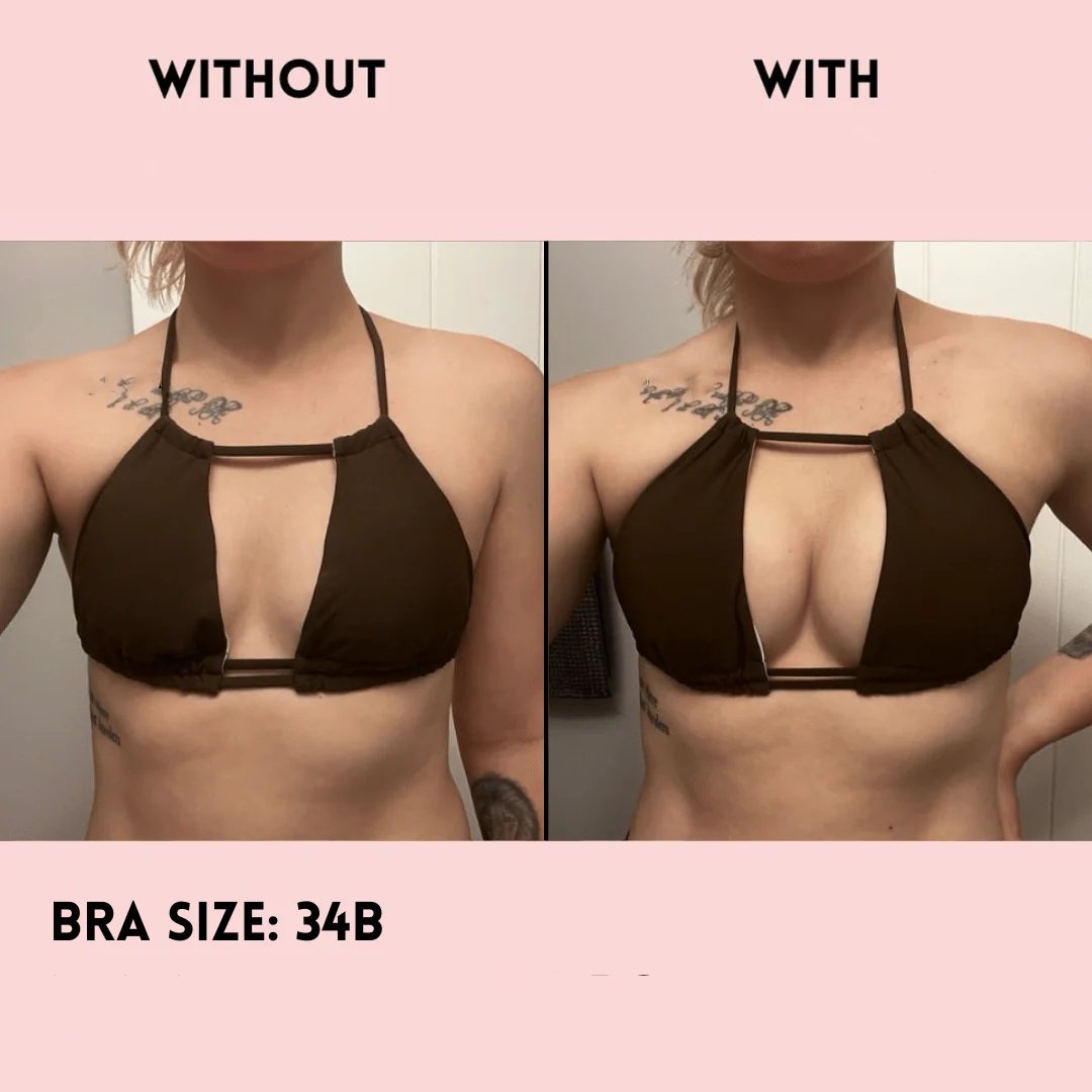 💕OUFALI Lift Inserts for Bras – Lightly Padded. Double-Sided Adhesive👙 Reusable. Washable • Natural Lift • Seamless Under Clothing ✨