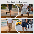 Quick-Dry Athletic Shorts for Men