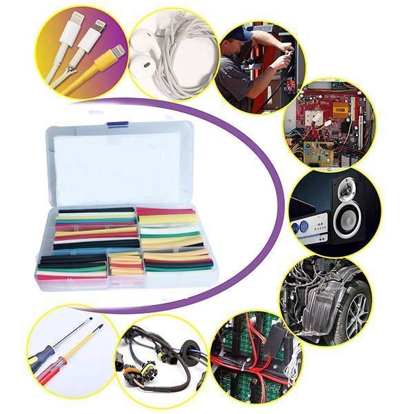 📢 LAST DAY! 60% OFF NOW! 🔥 Heat Shrink Tubing Kit – 580 PCS with Case. 3:1 Ratio & Waterproof Sealing 🛠️📦
