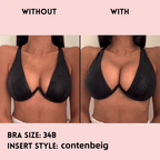 💕OUFALI Lift Inserts for Bras – Lightly Padded. Double-Sided Adhesive👙 Reusable. Washable • Natural Lift • Seamless Under Clothing ✨