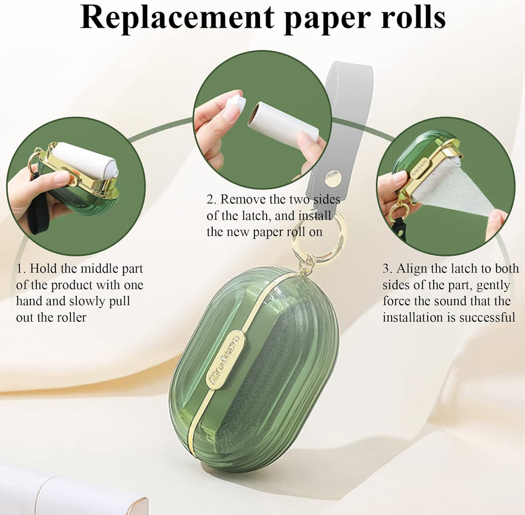 Instant Pet Hair Remover Roller – Double-Sided Sticky Lint Cleaner for Clothes, Bags & Car Seats