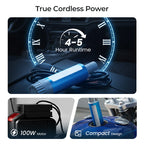 🥇【Industrial-Grade High-Efficiency Choice】38mm High-Power Oil/Water Pump Kit｜💯Blue Portable Design｜Easy to Carry｜Versatile Applications!🌟