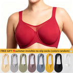 🔥Last Day Special Price £7.99💐Women's Elegant Sheer Full Coverage Plus Size Bra(副本)