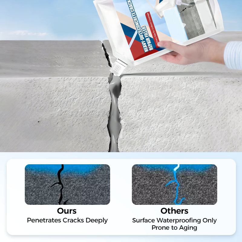 ⏰Limited Sale 49% OFF 🌿💧Heavy-Duty Concrete Crack Repair Adhesive