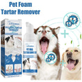 🐶Foam for removing tartar from pet teeth – Fresh breath & healthy teeth. no brushing required!🦷