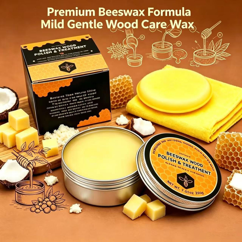 Multi-purpose wood furniture care paste