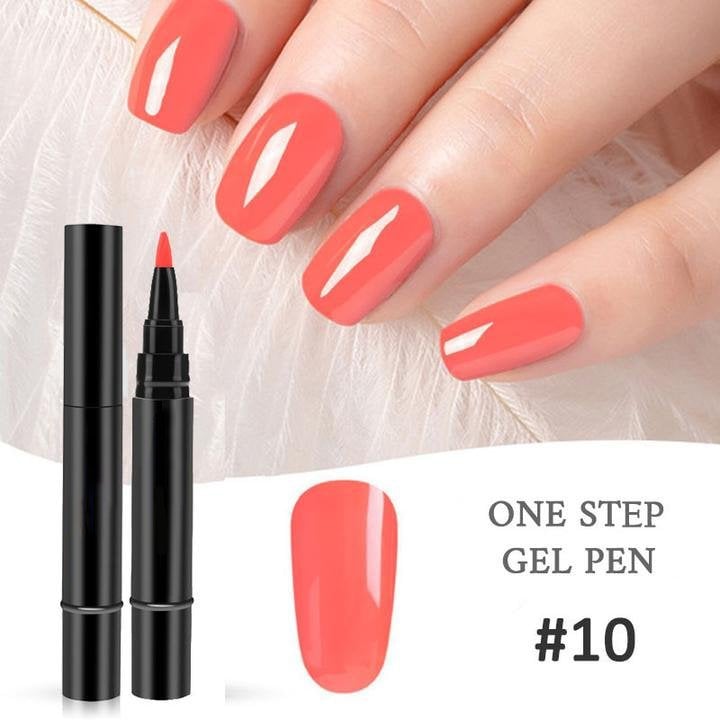 3-in-1 Gel Nail Pen – One Step. No Base or Top Coat Needed