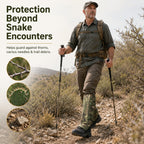 🐍 Heavy-Duty Snake Protection Gaiters – Reinforced 1000D Outdoor Leg Guards