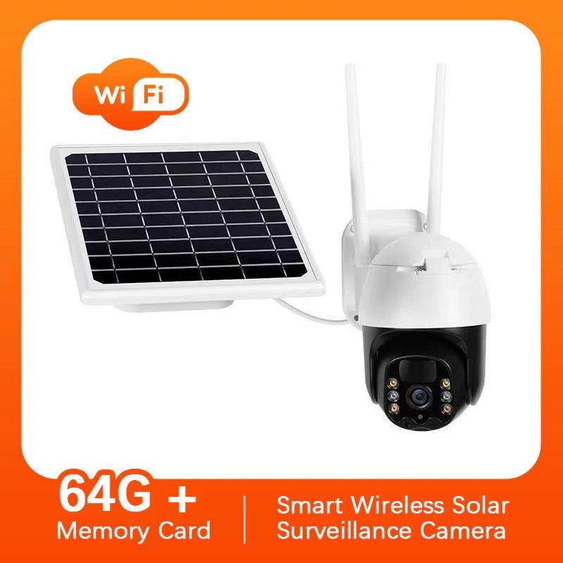 🎥Smart Wireless Solar Surveillance Camera[wifi version](Free shipping📦✈️)