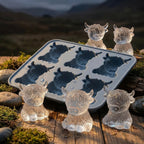 🐮 Mini Highland Cow Ice Cube Mold – Cute 3D Ice Cubes for Drinks, Parties & Gifts