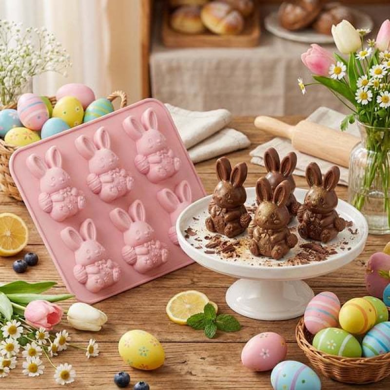 🐮 Mini Highland Cow Ice Cube Mold – Cute 3D Ice Cubes for Drinks, Parties & Gifts