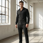 ⏳Time-Limited Special⏰Men's Casual Waffle Shirt Pants 2-Piece Set