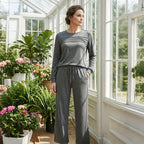 🔥40% OFF!💓Women's Crew Neck Top & Drawstring Pants Set