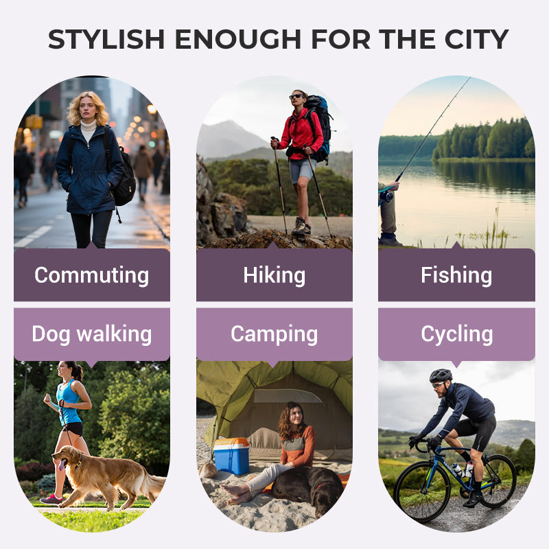 💜LAST DAY SALE- 50% OFF💦3-in-1 Waterproof Women's Jacket – Rain. Wind & Cold. All Covered